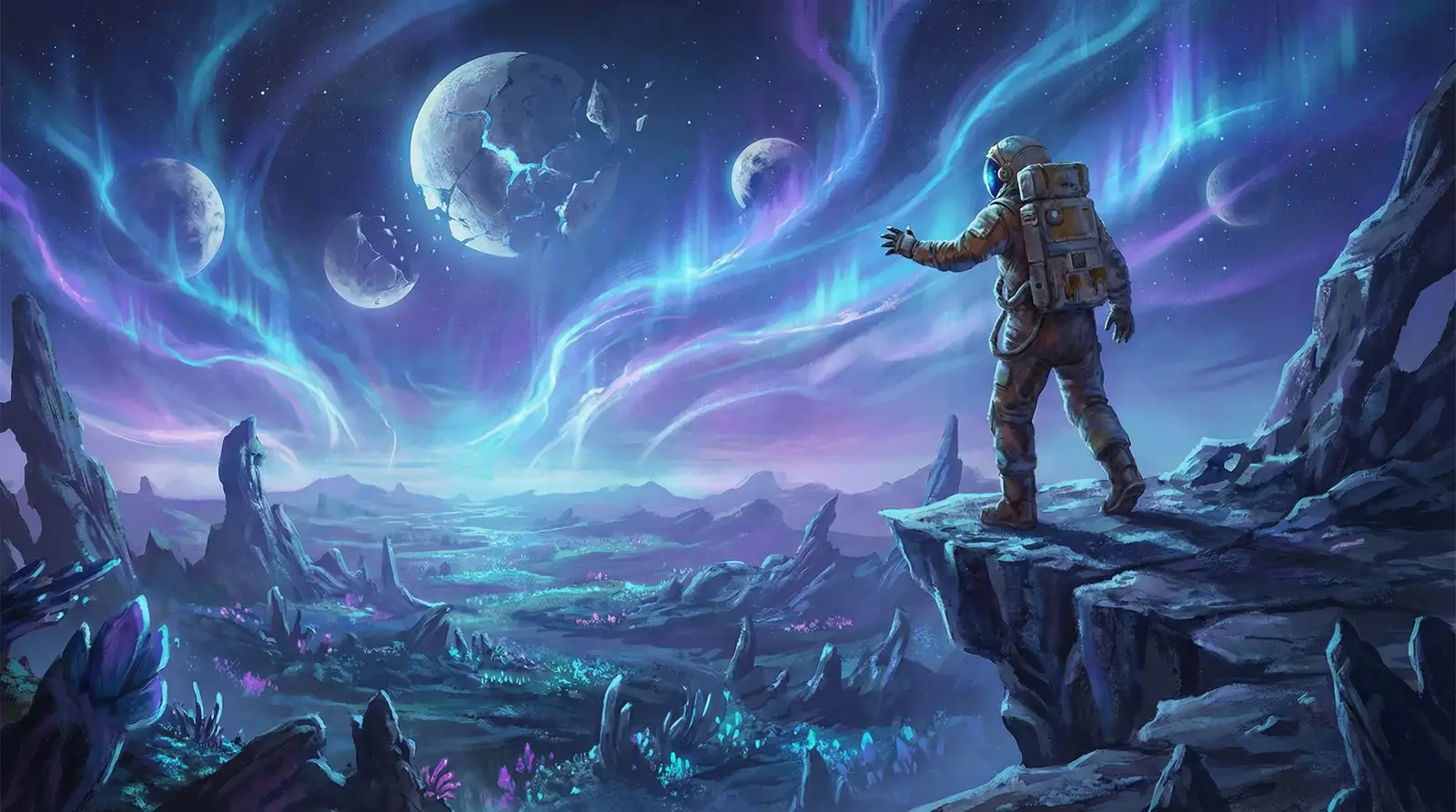 草榴- - 异星探索概念画作